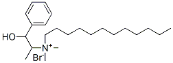 (-)-N-DODECYL-N-METHYLEPHEDRINIUM BROMI& Structure