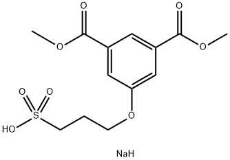 나트륨디메틸5-(3-설포나토프로폭시)프탈레이트 구조식 이미지