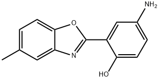 4-AMINO-2-(5-METHYL-BENZOOXAZOL-2-YL)-PHENOL 구조식 이미지