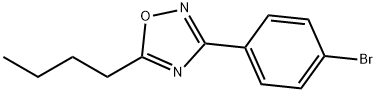 3-(4-브로모페닐)-5-부틸-1,2,4-옥사디아졸 구조식 이미지