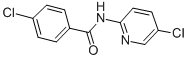 BENZAMIDE, 4-CHLORO-N-(5-CHLORO-2-PYRIDINYL)- 구조식 이미지