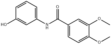 N-(3-hydroxyphenyl)-3,4-dimethoxybenzamide Structure