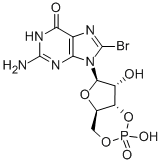 8-BR-CGMP 구조식 이미지