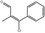 (Z)-3-CHLORO-2-METHYL-3-PHENYL-ACRYLALDEHYDE 구조식 이미지