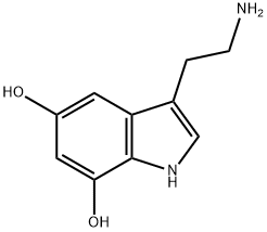 3-(2-aminoethyl)-1H-indole-5,7-diol Structure