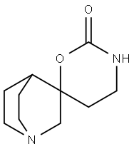 Spiro[1-azabicyclo[2.2.2]octane-3,6-[6H-1,3]oxazin]-2-one, tetrahydro- (9CI) Structure