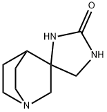 SPIRO[1-AZABICYCLO[2.2.2]OCTANE-3,4'-IMIDAZOLIDIN]-2'-ONE HYDROCHLORIDE Structure