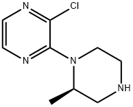 (2R)-1-(3-CHLORO-2-PYRAZINYL)-2-METHYLPIPERAZINE Structure