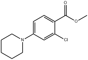 메틸2-클로로-4-피페리디노벤젠카르복실레이트 구조식 이미지
