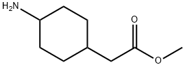 (4-Amino-cyclohexyl)-acetic acid methyl ester Structure