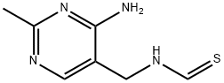 N-[(4-amino-2-methyl-5-pyrimidyl)methyl]thioformamide Structure