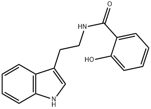 N-SALICYLOYLTRYPTAMINE Structure