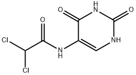 2,2-디클로로-N-(1,2,3,4-테트라히드로-2,4-디옥소-5-피리미디닐)아세트아미드 구조식 이미지