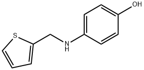 4-[(THIOPHEN-2-YLMETHYL)-AMINO]-PHENOL Structure