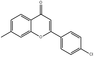 2-(4-CHLOROPHENYL)-7-METHYL-4H-CHROMEN-4-ONE Structure