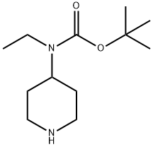 4-Boc-4-Ethylaminopiperidine 구조식 이미지