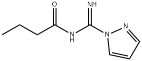 Butanamide,  N-(imino-1H-pyrazol-1-ylmethyl)- Structure