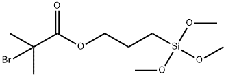 3-(TRIMETHOXYSILYLPROPYL)-2-BROMO-2-METHYLPROPIONATE Structure