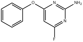 2-Amino-4-fluoro-6-phenoxypyrimidine 구조식 이미지