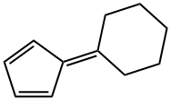 1-(2,4-사이클로펜타디엔-1-일리덴)사이클로헥산 구조식 이미지