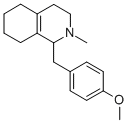 1-(4-메톡시-벤질)-2-메틸-1,2,3,4,5,6,7,8-옥타히드로-이소퀴놀린 구조식 이미지