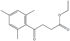 ETHYL 4-(2,4,6-TRIMETHYLPHENYL)-4-OXOBUTANOATE Structure