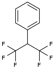 [2,2,2-트리플루오로-1-(트리플루오로메틸)에틸]벤젠 구조식 이미지