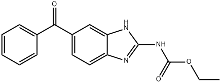 메벤다졸에틸에스테르 구조식 이미지