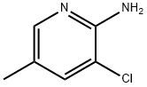 2-AMINO-3-CHLORO-5-METHYLPYRIDINE Structure