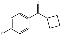 CYCLOBUTYL-4-FLUOROPHENYL KETONE Structure