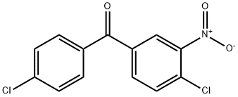 4,4'-DICHLORO-3-NITROBENZOPHENONE Structure