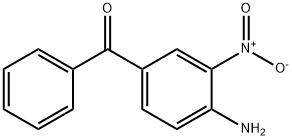 4-Amino-3-nitrobenzophenone 구조식 이미지