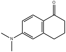 6-(디메틸아미노)-3,4-디히드로나프탈렌-1(2H)-온 구조식 이미지