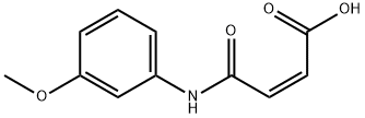 4-(3-METHOXYANILINO)-4-OXOBUT-2-ENOIC ACID Structure