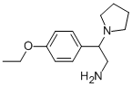 2-(4-에톡시-페닐)-2-피롤리딘-1-일-에틸아민 구조식 이미지