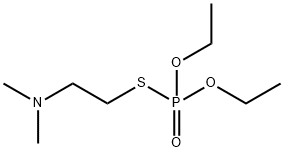 THIOPHOSPHORIC ACID O,O'-DIETHYL ESTER-S-(2-DIMETHYLAMINO-ETHYL ESTER) Structure