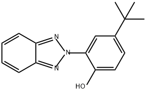 2-(5-TERT-BUTYL-2-HYDROXYPHENYL)BENZOTRIAZOLE Structure