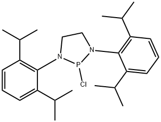 2-Chloro-1,3-bis(2,6-diisopropylphenyl)-1,3,2-diazaphospholidine 구조식 이미지