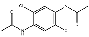 N,N'-(2,5-Dichloro-1,4-phenylene)-bisacetamide Structure