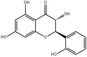 2',3,5,7-tetrahydroxyflavanone Structure