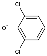Phenoxy,  2,6-dichloro- Structure