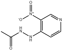 4-(N'-Acetylhydrazino)-3-nitropyridine, Acetic acid N'-(3-nitropyridin-4-yl)hydrazide Structure