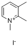 1,2,3-Trimethyl-pyridinium iodide Structure