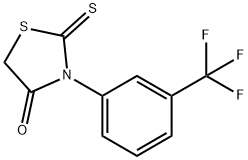 2-THIOXO-3-(3-TRIFLUOROMETHYLHENYL)-THIAZOLIDIN-4-ONE 구조식 이미지