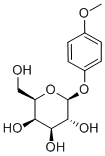 4-METHOXYPHENYL BETA-D-GALACTOPYRANOSIDE 구조식 이미지