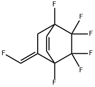 1,4,5,5,6,6-헥사플루오로-7-[(E)-플루오로메틸렌]바이사이클로[2.2.2]옥트-2-엔 구조식 이미지