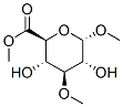 알파-D-글루코피라노시두론산,메틸3-O-메틸-,메틸에스테르 구조식 이미지