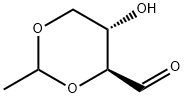 1,3-Dioxane-4-carboxaldehyde, 5-hydroxy-2-methyl-, (4S,5S)- (9CI) 구조식 이미지