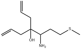 4-(1-AMINO-3-METHYLSULFANYL-PROPYL)-HEPTA-1,6-DIEN-4-OL 구조식 이미지