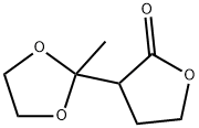 3-(2-METHYL-1,3-DIOXOLAN-2-YL)TETRAHYDROFURAN-2-ONE 구조식 이미지
